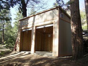 Photo of lean-to shed