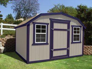 photo of gambrel shed