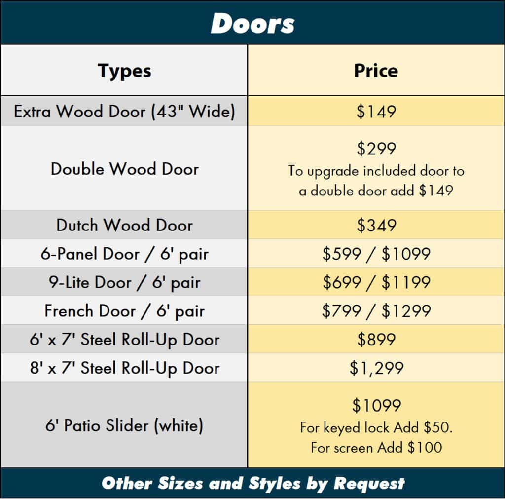 shed-door-prices